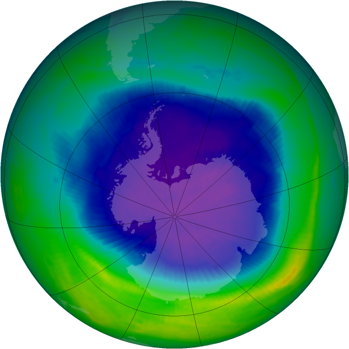 Ozone Map 1987-10-09